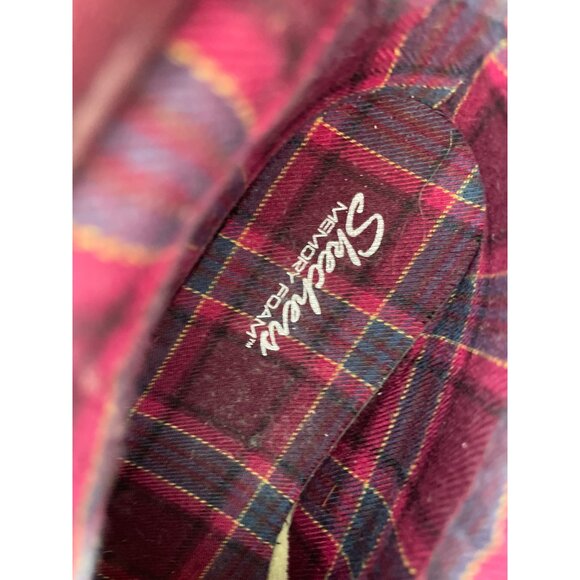 Skechers Hampshire Ridge Mid Quilted Lace Up Duck Boot Womens 7 Burgundy Outdoor - Picture 7 of 9